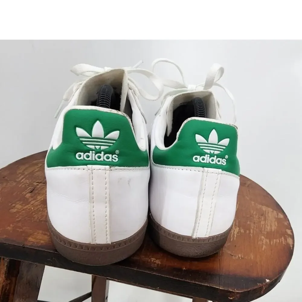 Adidas Samba Green‎ White Brown Size 11 **Flawed** Adidas Samba Green White Brown Size 11 **Flawed** | eBay main image 2